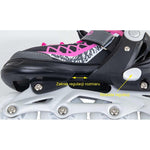 Enero Pro Roller Skates-Roller Skates-Ice Skating 4in1 Led 34-37 Pink-Gray szürke skates, roller skates