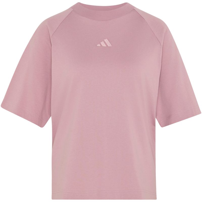 Adidas Kit Small Logo női póló, púderrózsaszín