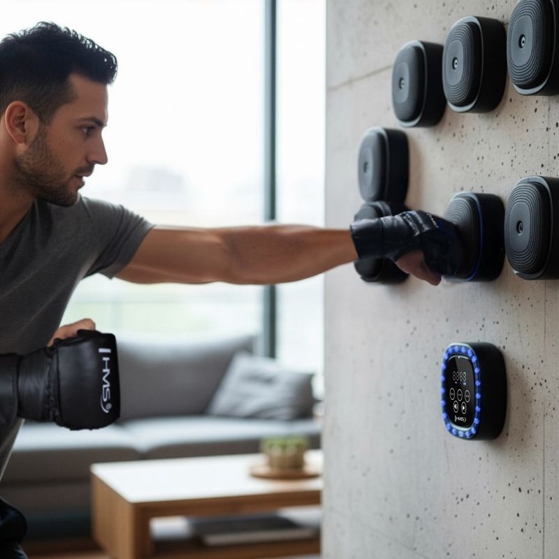 HMS Tb05 Bluetooth Modular Boxing Target With Music And Gloves edzőfelszerelés 17-44-375