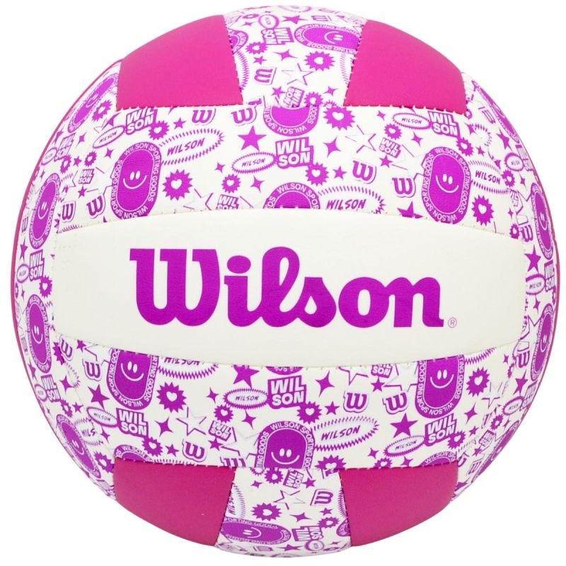 Wilson Stamp Vb Volleyball Purple fehér röplabda
