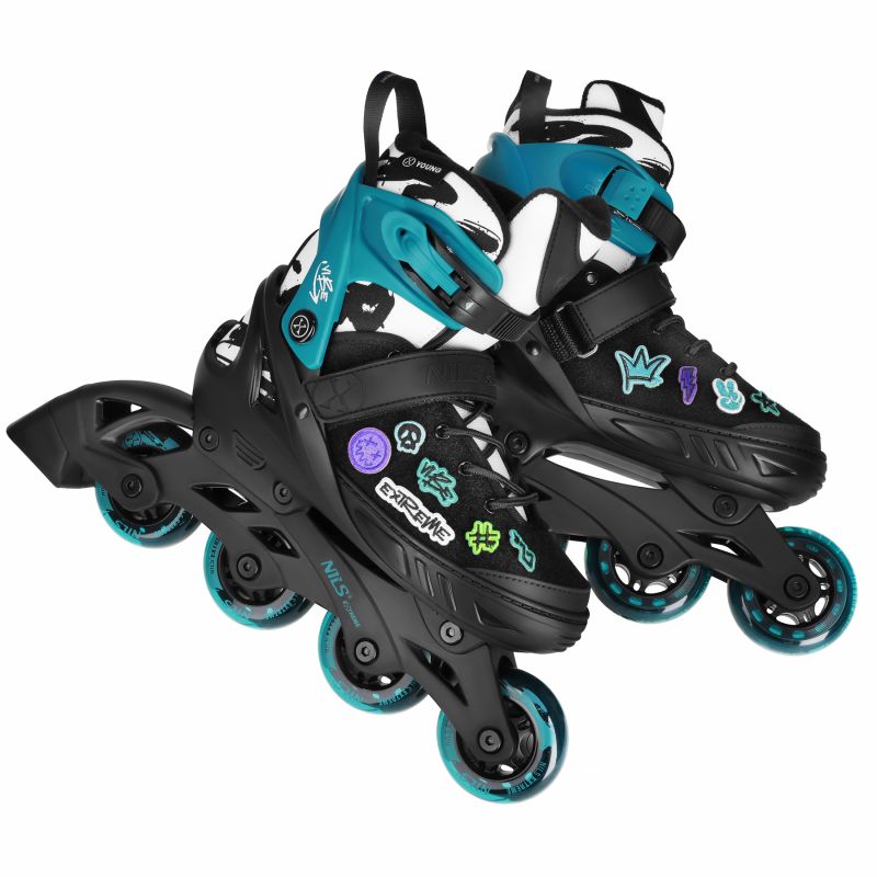 Na2053a Vibe Turquoise Roller Skates Size M (37-40) Nils Extreme türkiz görkorcsolya