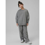 Girls' loose sweatshirt without hood 4F
