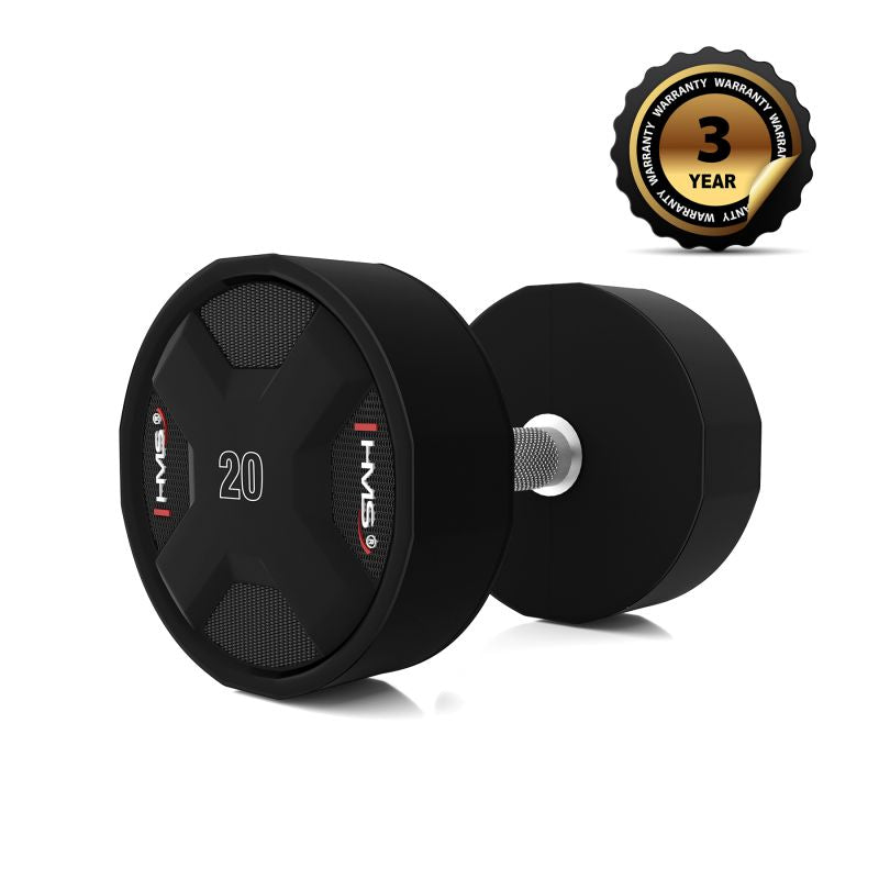HMS HPC 20 KG POLYURETHANE Dumbbell CPU súlyzó 17-66-197