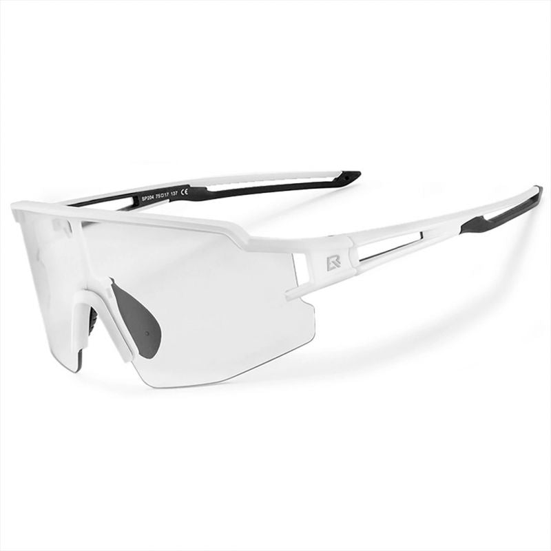 Rockbros Photochromic Cycling Glasses with UV Protection and Corrective Insert - White