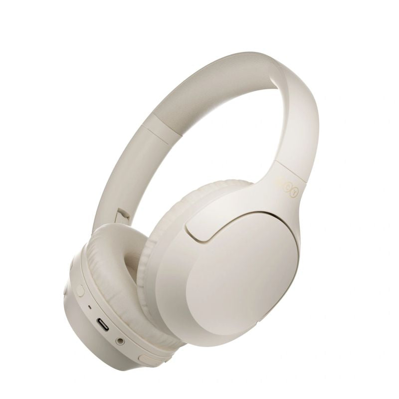 head QCY H2 Pro ENC Bluetooth 5.3 Over-Ear Headphones - White fehér headsets