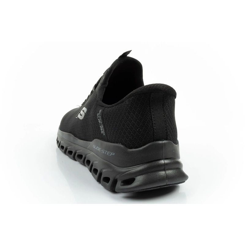 Skechers men's sneakers Glide-Step comfortable lightweight Slip-Ins black fekete utcai cipő