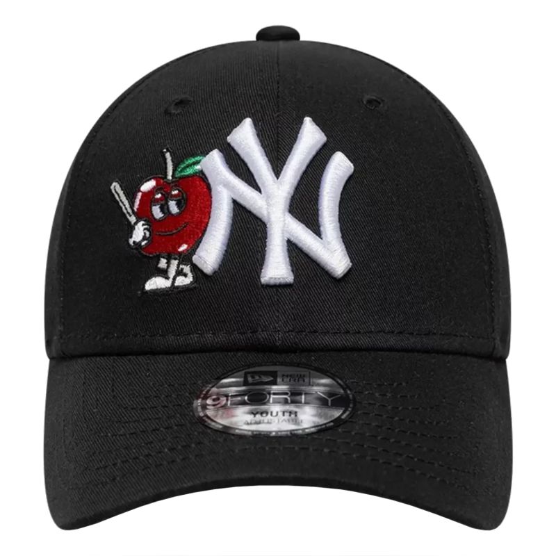 New Era LA Dodgers MLB Icon Kids Cap Black youth baseball sapka 60856345