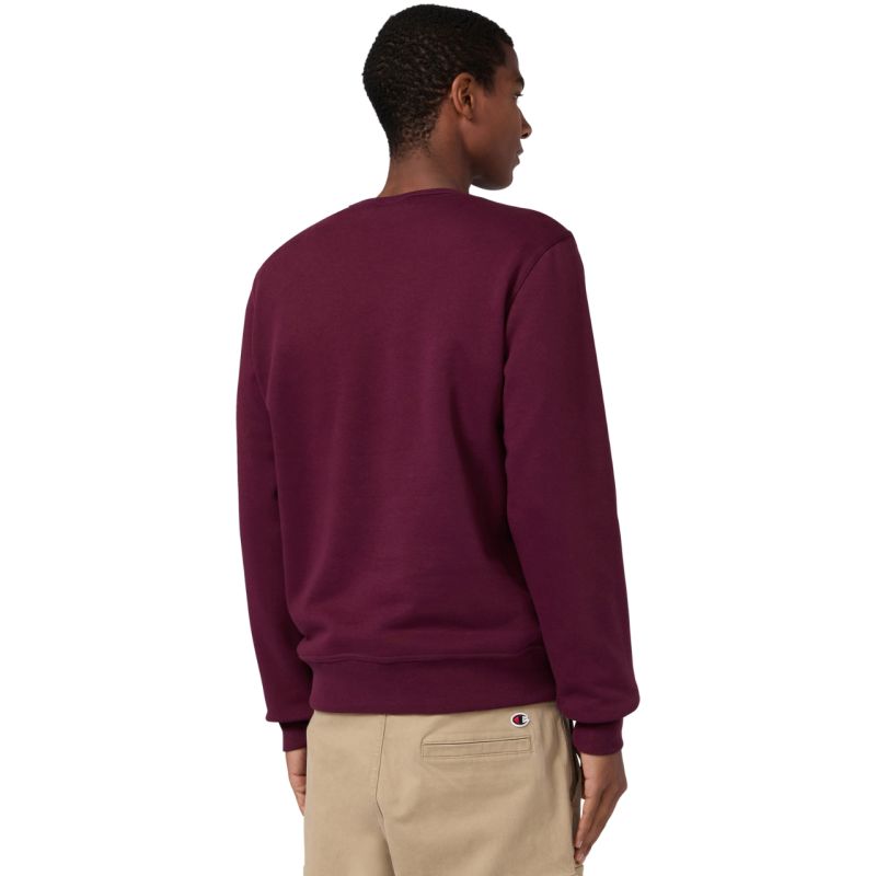 Champion Crewneck Sweatshirt 220272 RS522 bordó kapucnis pulóver