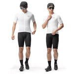 Rockbros Diamond Short Sleeve Cycling Jersey Size M - White biały \ m póló