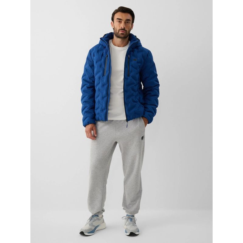 4F Men’s Winter Puffer Jacket with Synthetic Insulation kötött sapka 4FRAW26TDJAM1025-30S