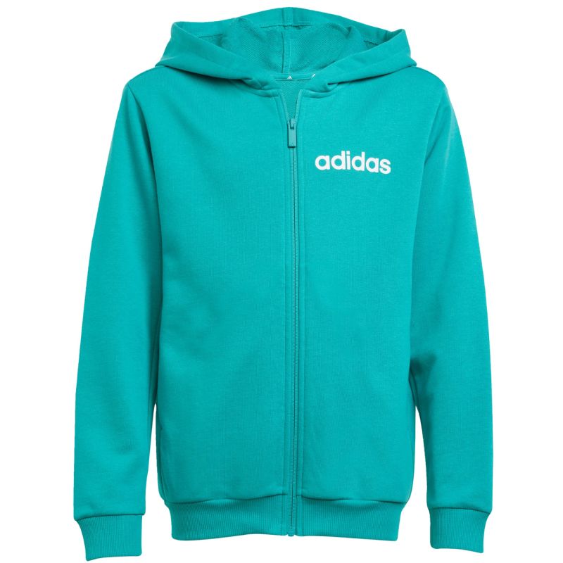 Adidas Essentials green kids tracksuit JN2427 128 cm melegítő