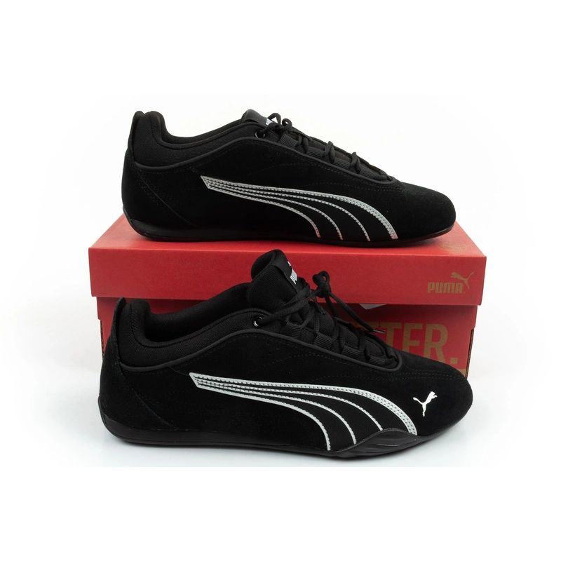 Puma women's sports Catch Soleil SD natural leather fashionable fekete cipő