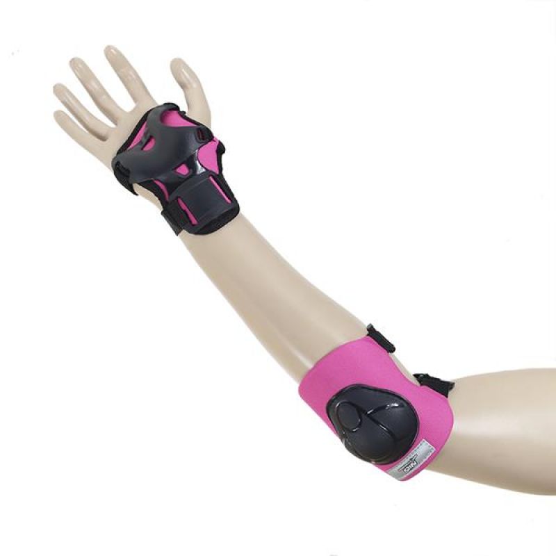 Nils Extreme Protectors Set Black and Pink H210 Size