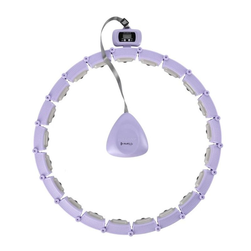 HMS Hula hoop HHM14 with magnets, weight and counter purple lila edzéssegítő 17-44-579