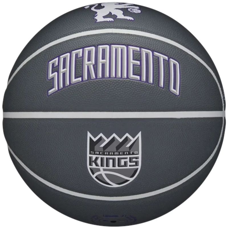Wilson NBA Team City Collector Sacramento Kings Ball WZ4016426ID Gray 7 General