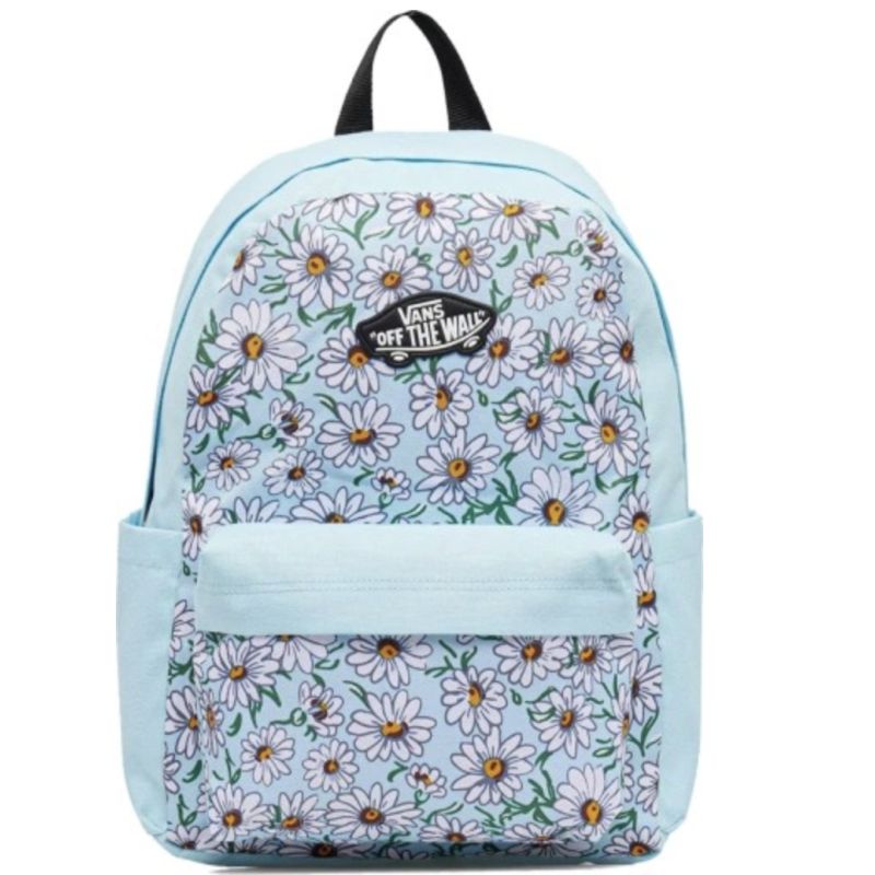Vans Old Skool Grom Backpack 18L Crystal Blue Floral Kids School Backpack - VN000H56CAU1 uniwersalny hátizsák
