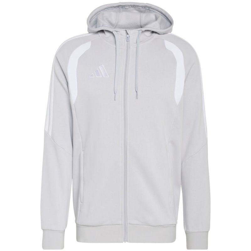 Men's adidas Tiro 26 League Sweat Full Zip Hoody Gray KF3319 szürke kapucnis pulóver