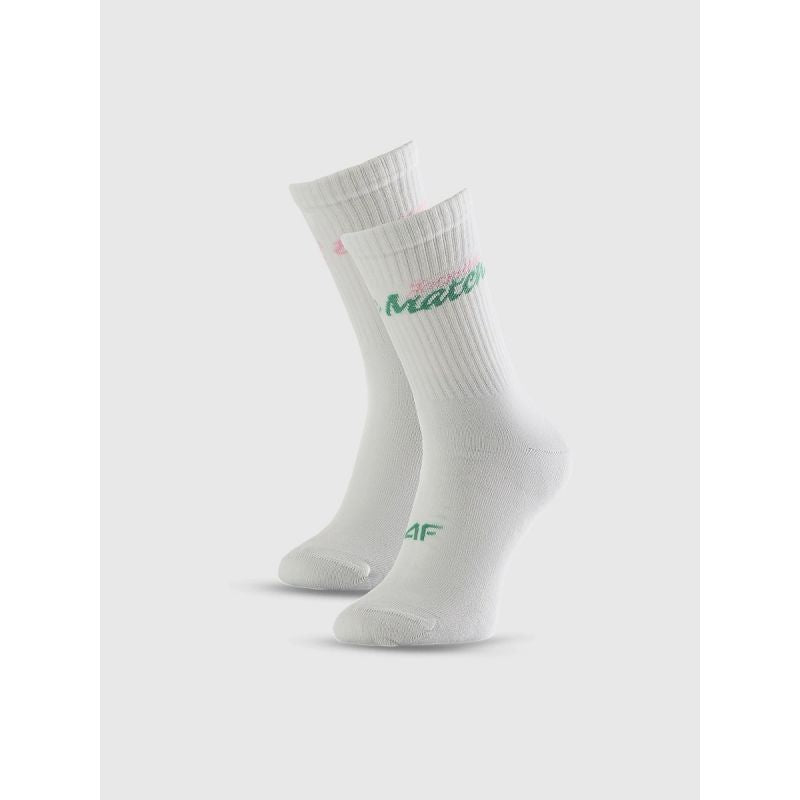 4F Women's long socks (2-pack) zokni 4FRSS26USOCF657-90S