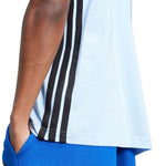 Adidas Men's Essentials 3 Stripes T-shirt blue 2xs póló