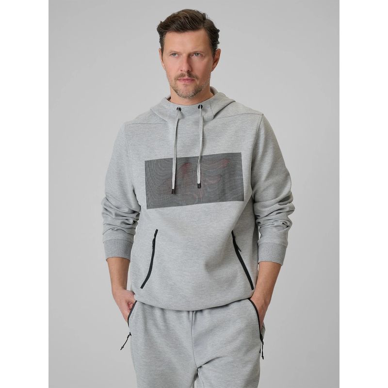 4F Men's regular hooded sweatshirt pulóver 4FRSS26TSWSM2975-27M