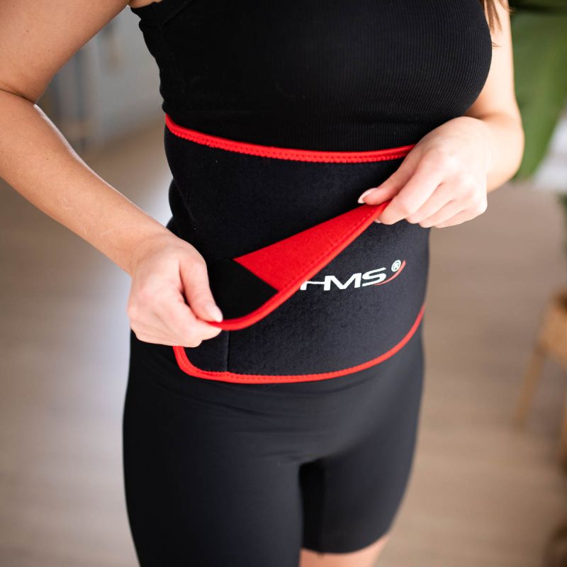 HMS Magnetic Hula Hop Set Black Hhm15 With Counter + Slimming Belt Br163 Red piros szett 17-44-654