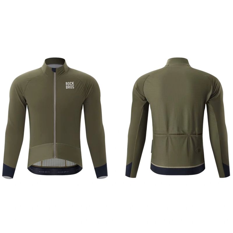 Rockbros Winter Fleece Double Layer Cycling Size XL - Green zielony \ xl dzseki