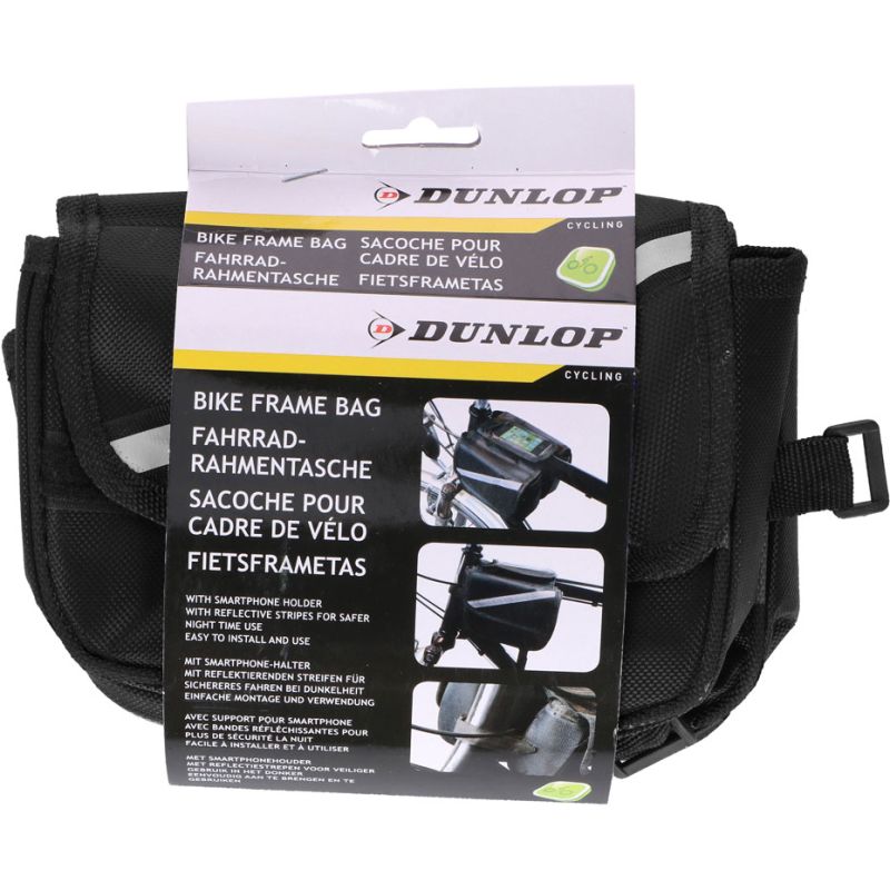Dunlop Bike Frame Bag 2ass fekete kiegészítő 027395