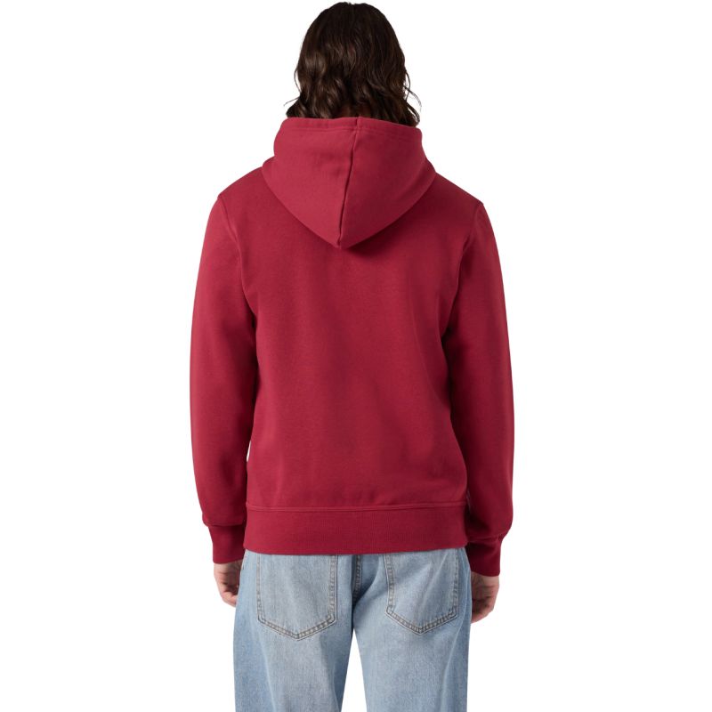Champion Men's Hooded Full Zip Sweatshirt Red 221794 RS508 piros férfi kapucnis pulóver 221794RS508
