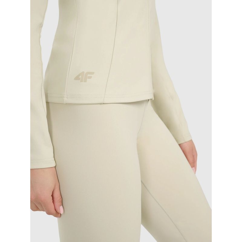 Women's slim quick-drying training sweatshirt 4F 4FRAW25TFSWF0808-83S