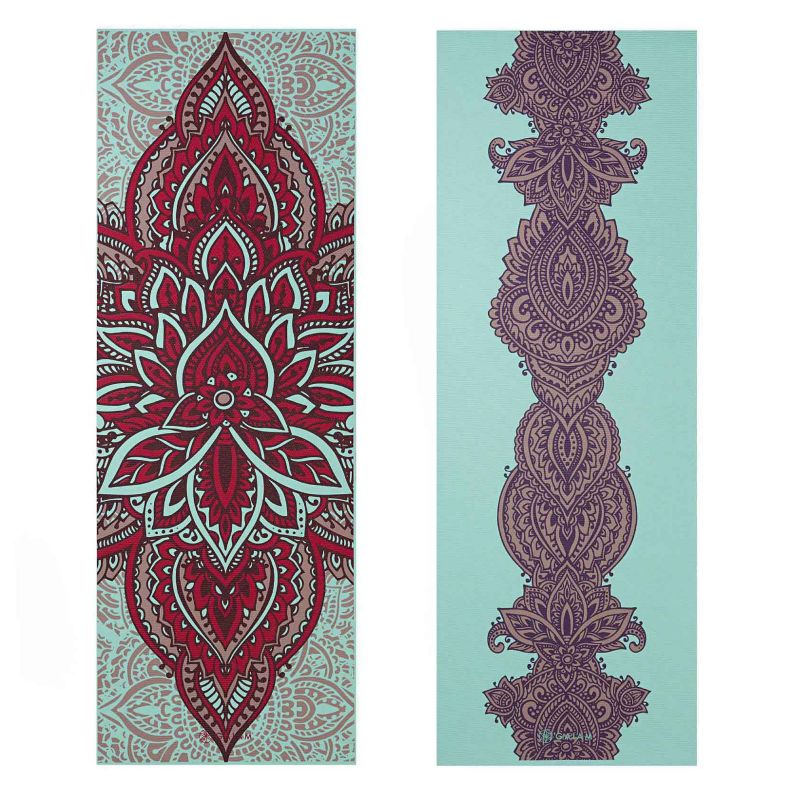 Gaiam Ara Rouge Double-Sided Yoga Mat 6 mm 63368 Edzőfelszerelés