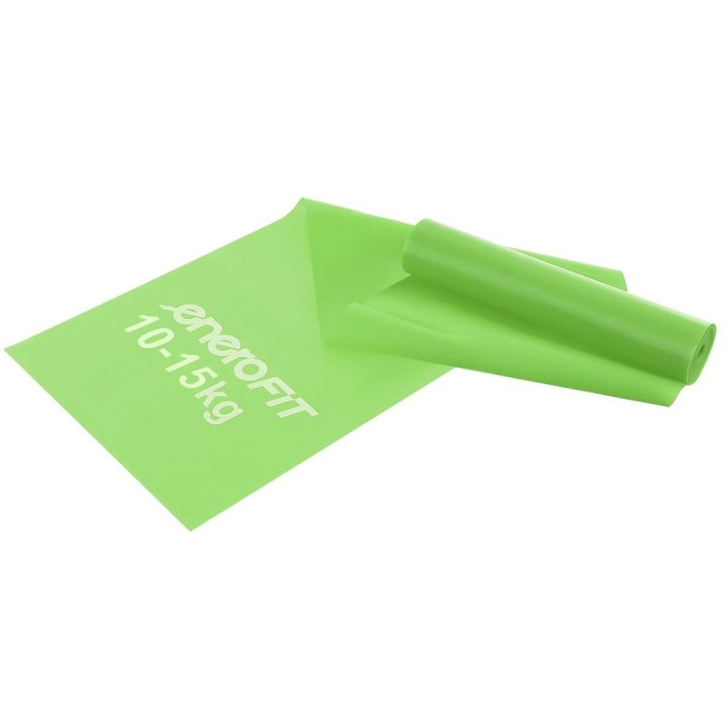 Enero Pro TRAINING TAPE FOR PILATES EXERCISES .40MM 10-15KG GREEN zöld training bands, training equipment, socks tapes