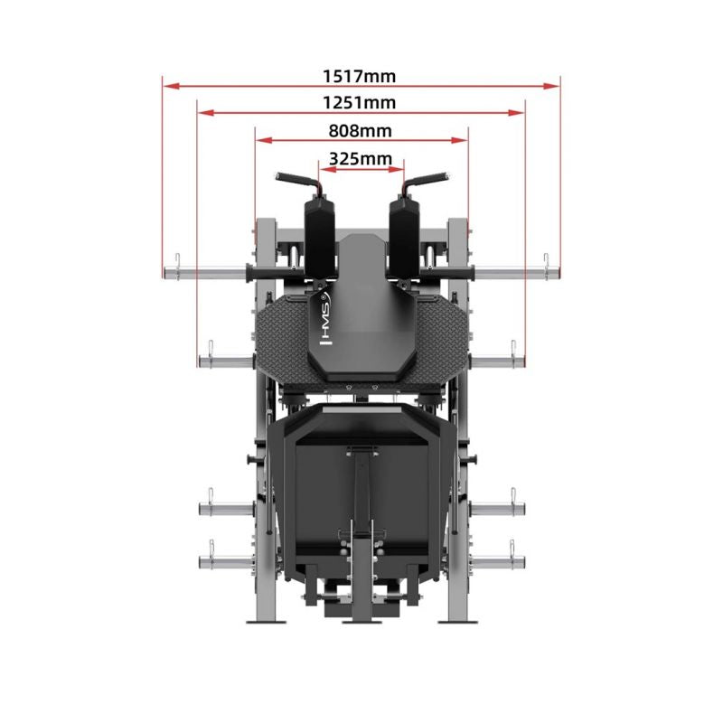 HMS Semi Commercial Leg Crane ( ) Gray, Black szürke póló 17-51-006