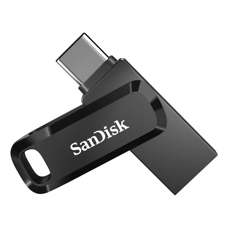 SanDisk Ultra Dual GO SDDDC3-128G-G46 pendrive (128GB; USB 3.0, USB-C; ) fekete kabát