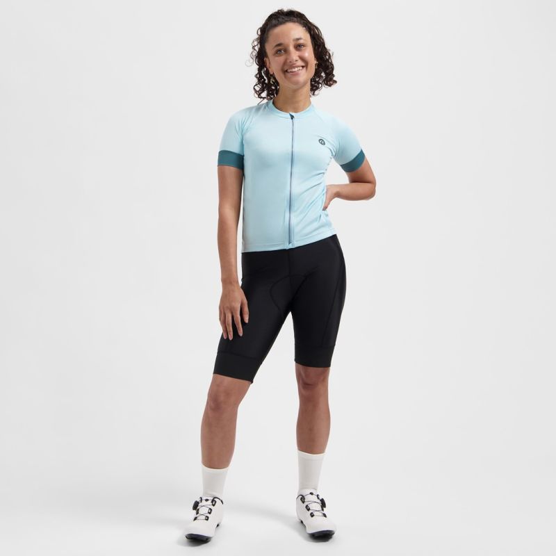 Rogelli MODESTA women’s cycling jersey, light, kék kerékpáros ruha SIRC2000000.391.XL