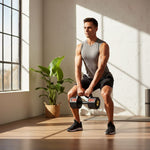 HMS HL05 3in1 ADJUSTABLE DUMBBELL WITH SUPPORT FOR PUSH-UPS AND KETTLEBELL súlyzó 17-47-402