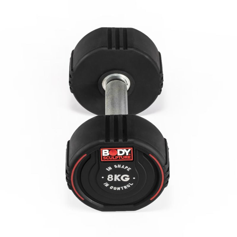 Body Sculpture TPU dumbbell BW 133 8 KG fekete edzőfelszerelés BW1338KG