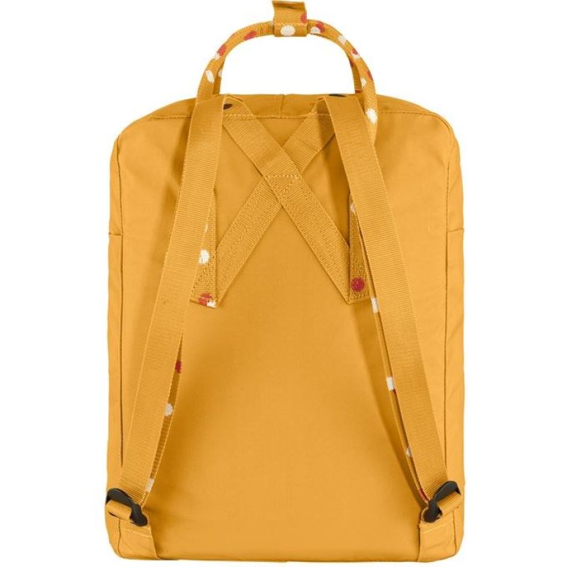 Fjällräven Fjallraven Kanken city backpack - ochre/confetti pattern General