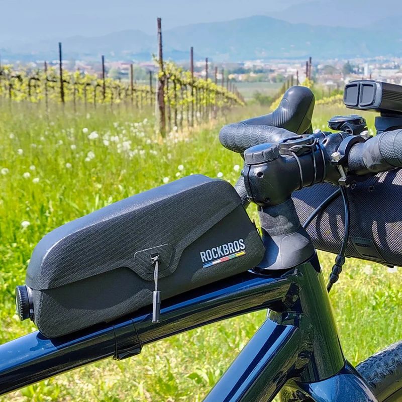 Rockbros AS-134 ROAD TO SKY 0.9L Frame Waterproof - Black 0.9 l táska