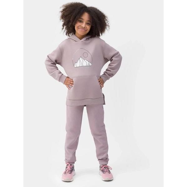 4f Girls' sweatshirt with a hood, open, Junior General