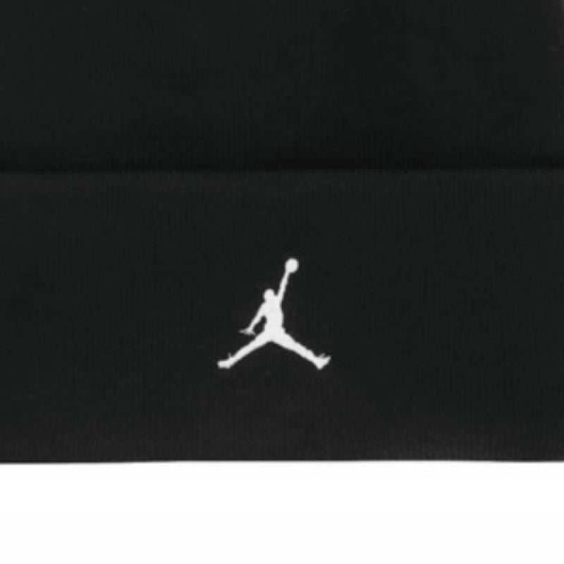 jordan Air Peak Satin-Lined Beanie Black - uniwersalny kötött sapka HJ3224-010