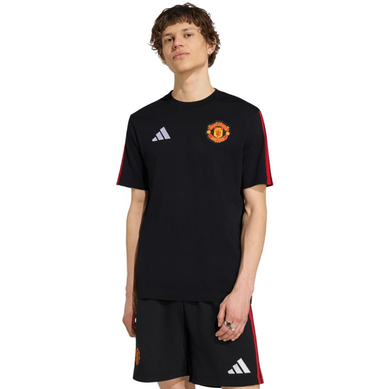 Adidas Men's Manchester United DNA T-shirt fekete ruházat KH4793