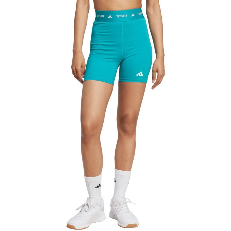 adidas Techfit Turquoise Women's Shorts JW7561 Ruházat