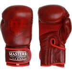MASTERS FIGHT EQUIPMENT MASTERS RUBY RBT-BR-LX 10 oz Boxing Gloves bordó kesztyű 01851-10