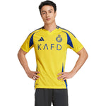 Adidas Al Nassr FC 24/25 Ronaldo Home Men's Jersey, Yellow, sárga férfi póló JP0459