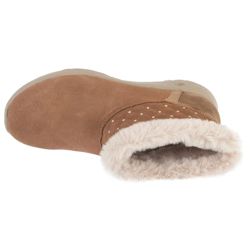 Skechers Slip-Ins: On-The-Go Joy - Cozy Shimmer Brown barna utcai cipő 144816-CSNT
