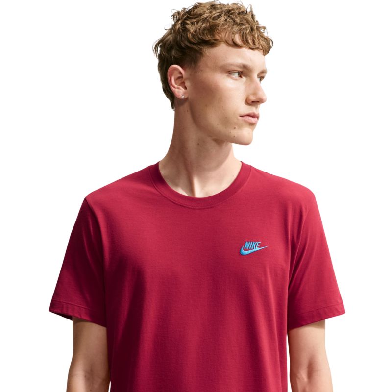 Nike Club Tee Men's T-Shirt piros póló AR4997608