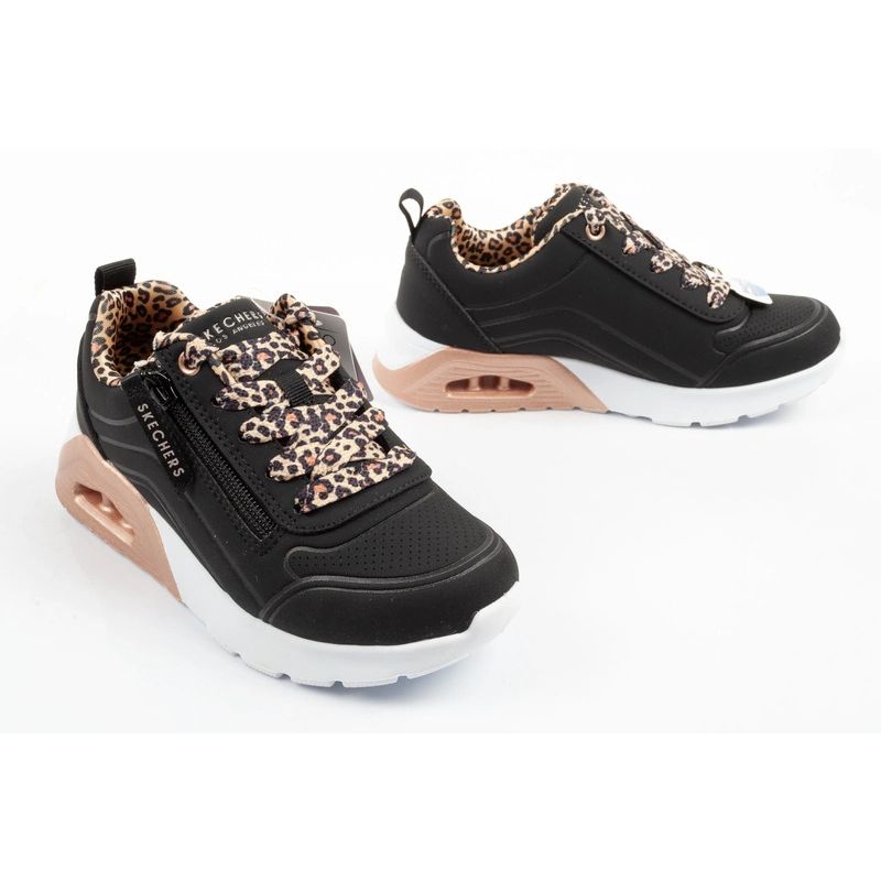 Skechers Uno Lite 2.0 Youth Kids' Sports fekete utcai cipő 310708L/BLK