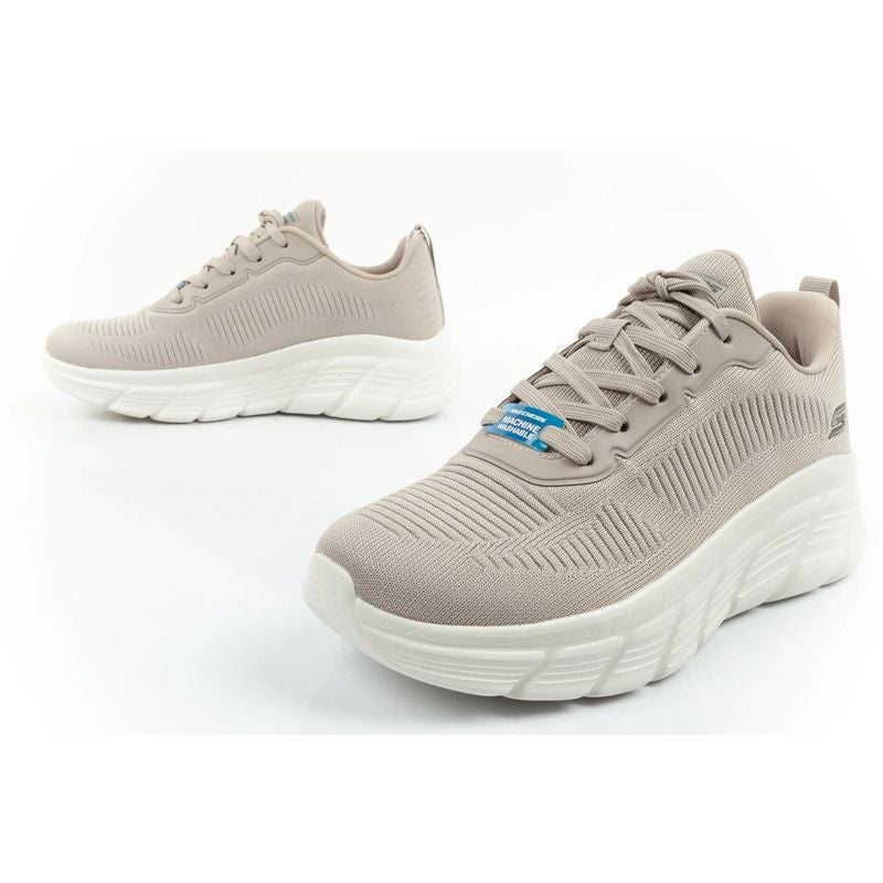 Skechers Bobs B Flex women's sneakers, fashionable beige bézs utcai cipő