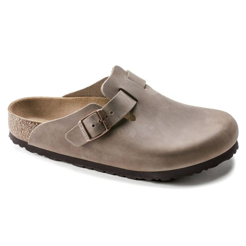 Birkenstock Boston Tabacco Brown Oiled Leather Regular Wide Slides for Women/Men (0960811) Egyéb