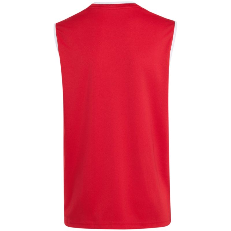 Adidas Entrada 26 Sleeveless Jersey Kids' Red piros gyerek póló KB3937